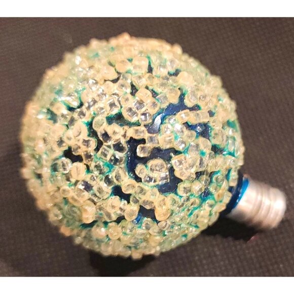GE Vintage Sparkling Crystal Beaded Decorative Light Bulb - Picture 5 of 10
